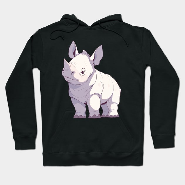 Rhinoceros Hoodie by Onceer